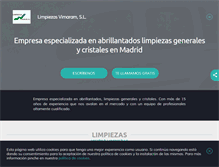 Tablet Screenshot of limpiezasvimarammadrid.com